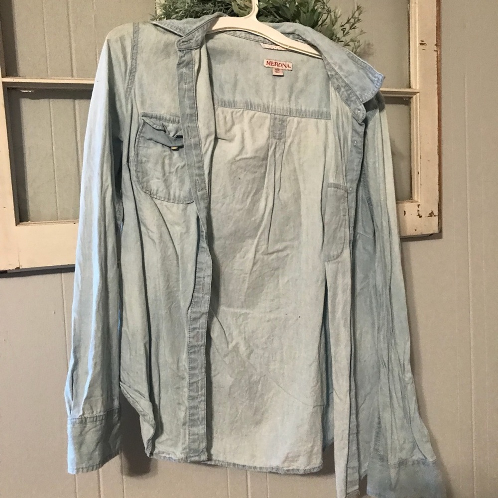 Merona jean shirt